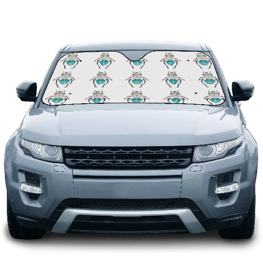 Unique Beetle Insect Vector Colorful Shape Car Sun Shades