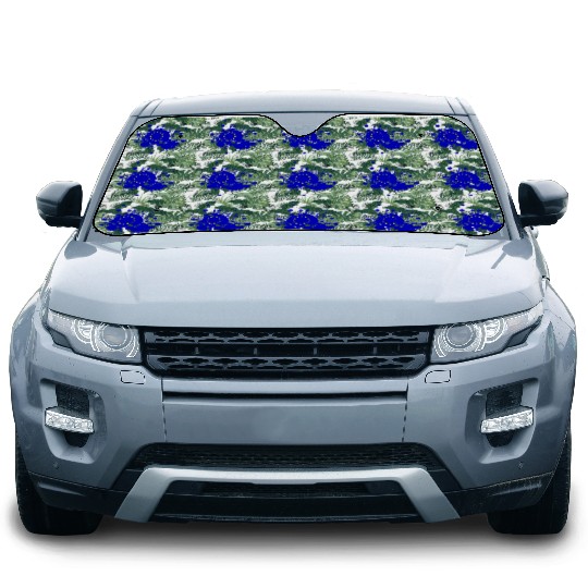Dynamic EU Flag Splash Design European Pride Car Sun Shades