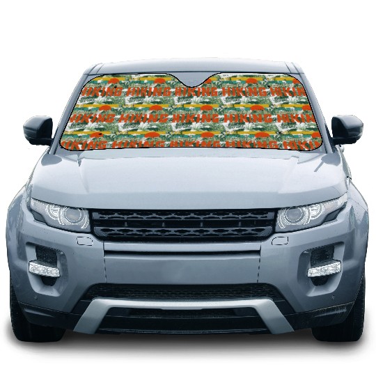 Live love laugh hiking Car Sun Shades