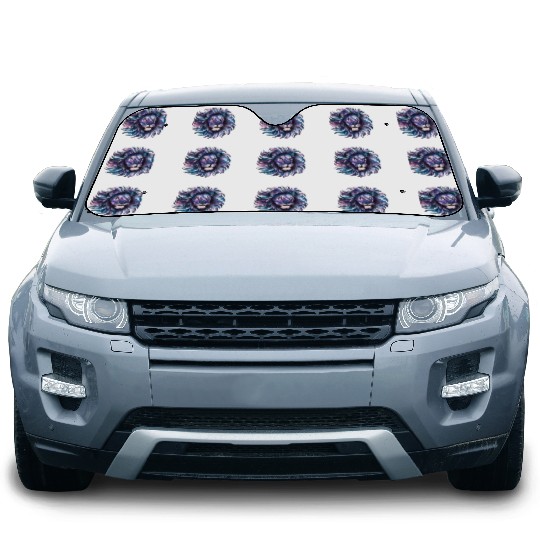 Lion Head Galaxy Style Car Sun Shades