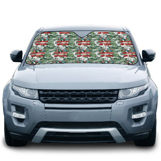 American Patriotic Teacher 4th of July Car Sun Shades