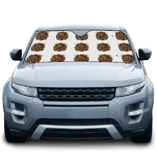 AI Neo Traditional Tiger Car Sun Shades
