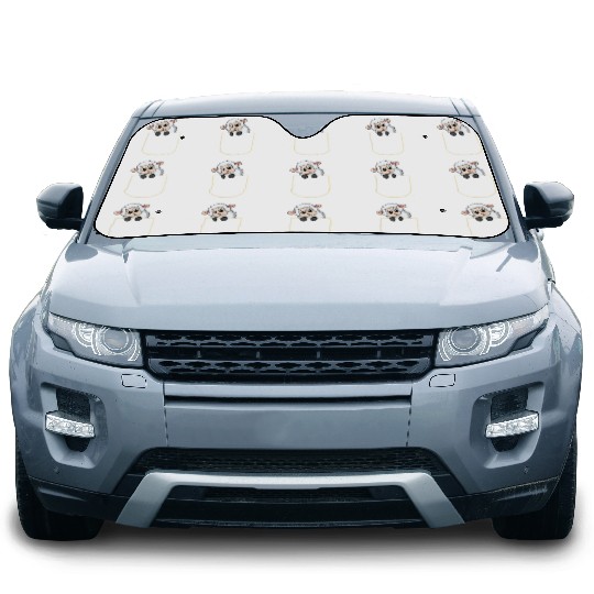 Funny Sheep Pocket Gift Car Sun Shades