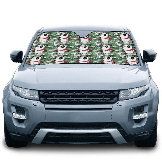 Super Bull Terrier Car Sun Shades