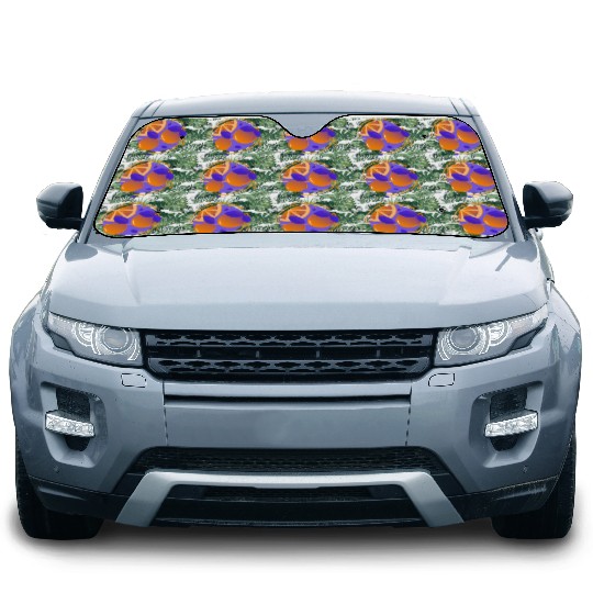 Orange Fruit Car Sun Shades