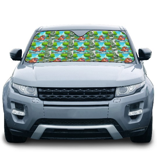 The hippo-platypus Car Sun Shades
