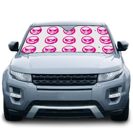 Angry Cool Face Car Sun Shades