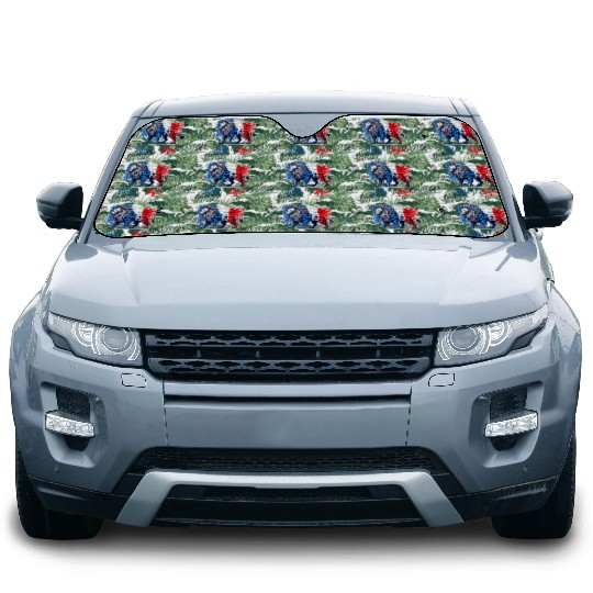 The proud Dijon flag design Car Sun Shades