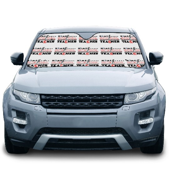 Home School Teacher Design Car Sun Shades