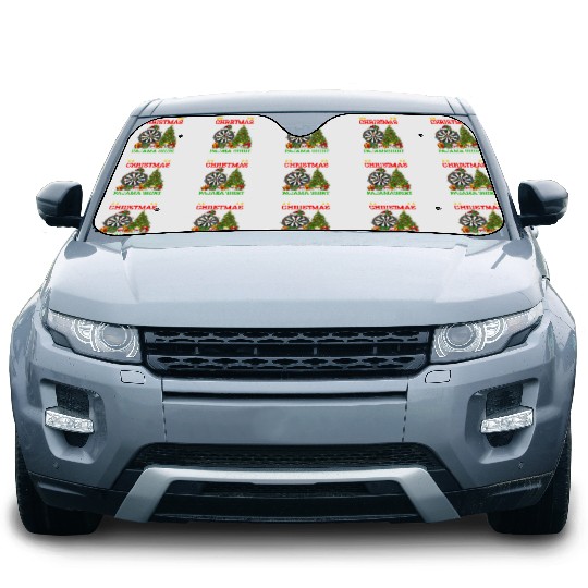 Darts Christmas Tree Lights Car Sun Shades