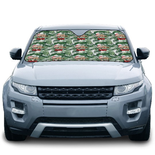 lazy christmas Car Sun Shades
