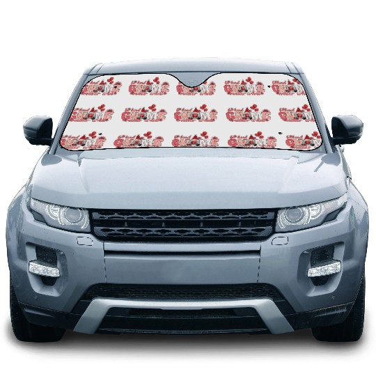 Gnomes Valentines Revelin Car Sun Shades