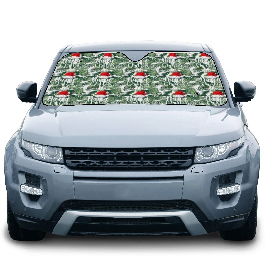 Funny Nana Claus Christmas Pajamas Santa Gift Car Sun Shades