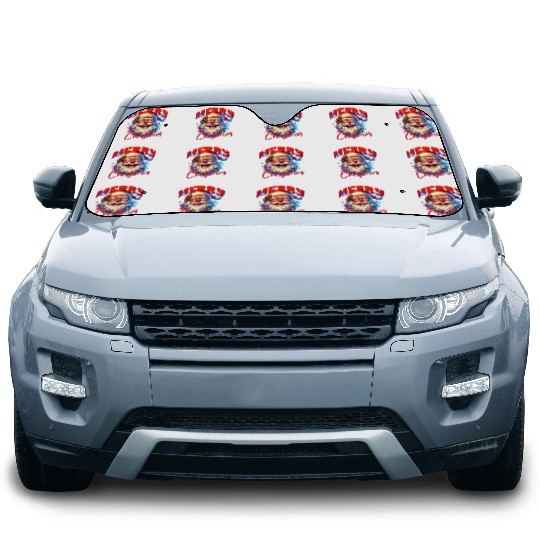 Merry Christmas Car Sun Shades