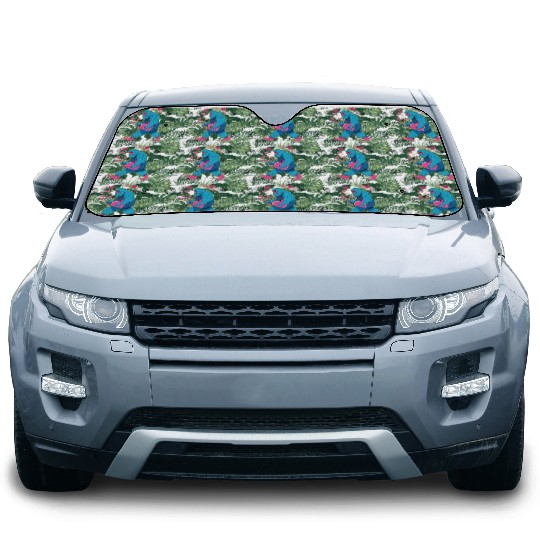 Bigfoot Heart Valentine's Day Boys Girls Kids Lov Car Sun Shades