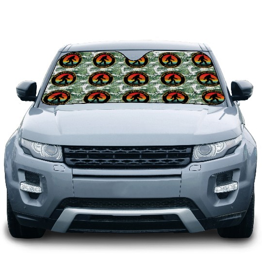 Bigfoot hide and seek Car Sun Shades