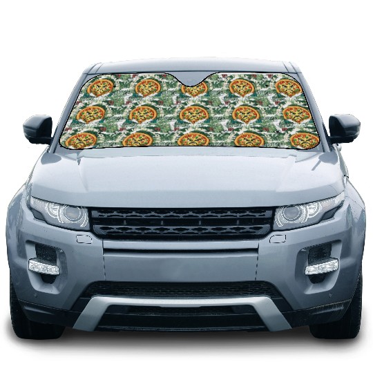Pizza Is My Valentine Pizza is my love Car Sun Shades