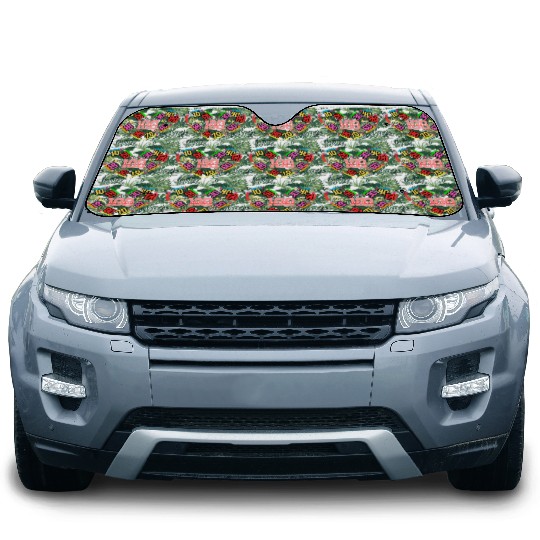 100th Day of School Teacher Kids 100 Days Numbers Car Sun Shades