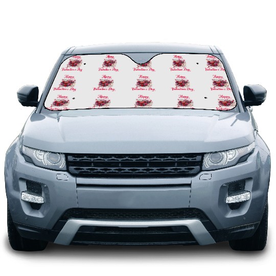 Happy Valentine's day Car Sun Shades