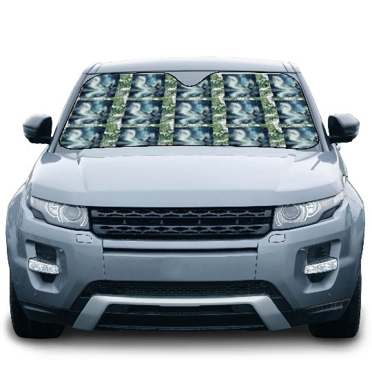 Moon & Stars with Dove Car Sun Shades