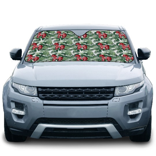 Swedish Dala Horse, Scandinavian sverige sweden Car Sun Shades