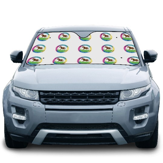 Equestrian sports coaching Car Sun Shades