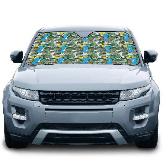 Space Number Two Adventure Fun Birthday Car Sun Shades