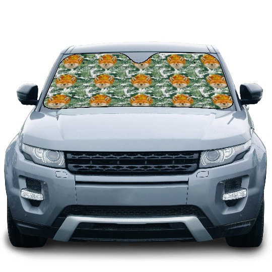 Autumn Fox Smile Car Sun Shades