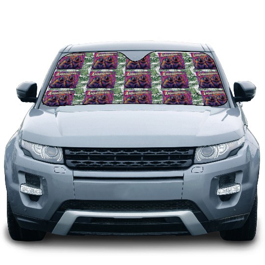 AHHHHHHH!!! – Screaming Marmots Go Psychedelic Car Sun Shades