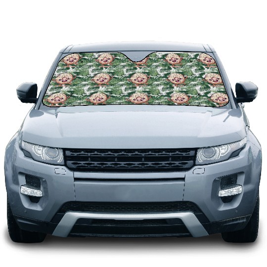 Happy Donut Dance Car Sun Shades
