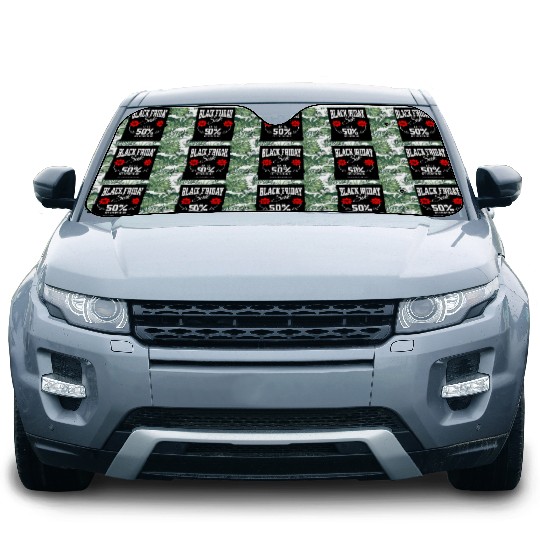 Hustle Wear Black Friday ,Car Sun Shades design