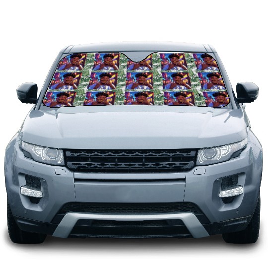 Urban Nightlife Neon Portrait Car Sun Shades