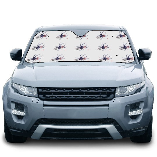 Poisonous Spider Graphic Car Sun Shades