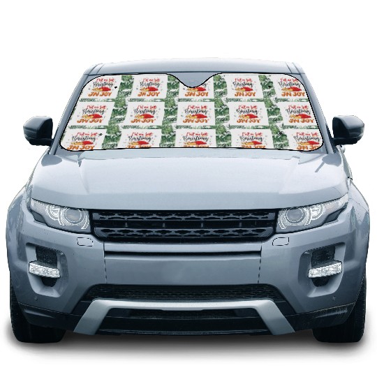 Festive Cat Joy Christmas Design Car Sun Shades