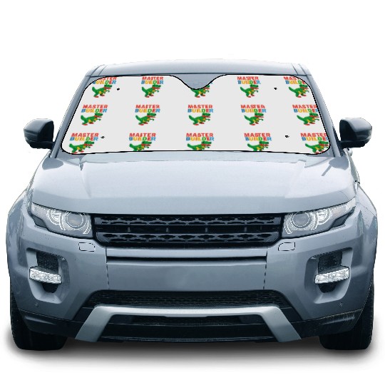 Master Builder T Rex Dinosaur Gift Idea  Car Sun Shades