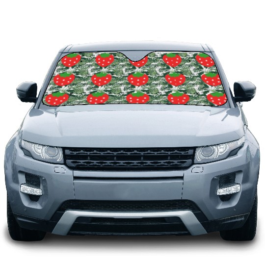 Cute Strawberry Car Sun Shades