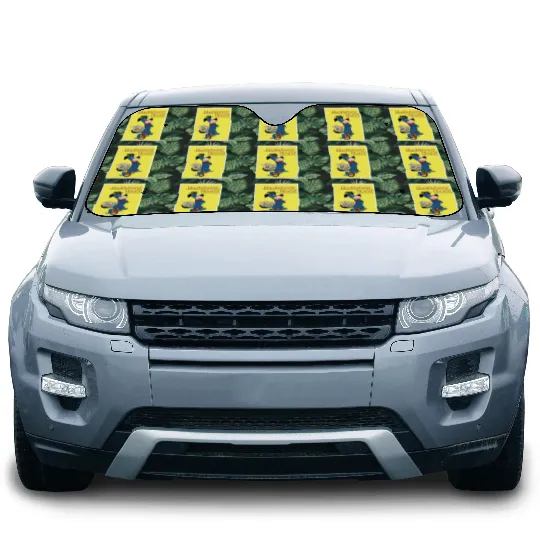 HUCKLEBERRY HOUND  Vintage Cartoon Abstract Character on a unicycle Print  SALE!! Mickey Retro Disney Shirt, Mickey Checkered Shirt, Vintage Disney, Retro Mickey, Mickey Gift S-5XL Car Sun Shades