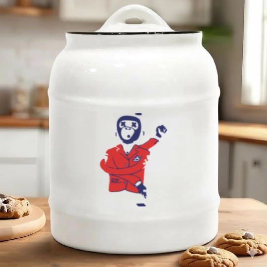 Drunk Monkey Ceramic Cookie Jars