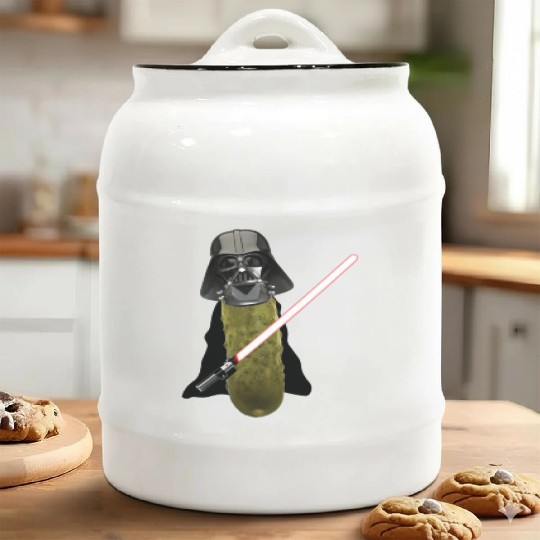 Darth Pickle Ceramic Cookie Jars