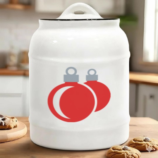 Christmas balls - xmas Ceramic Cookie Jars