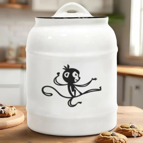 Monkey Ceramic Cookie Jars