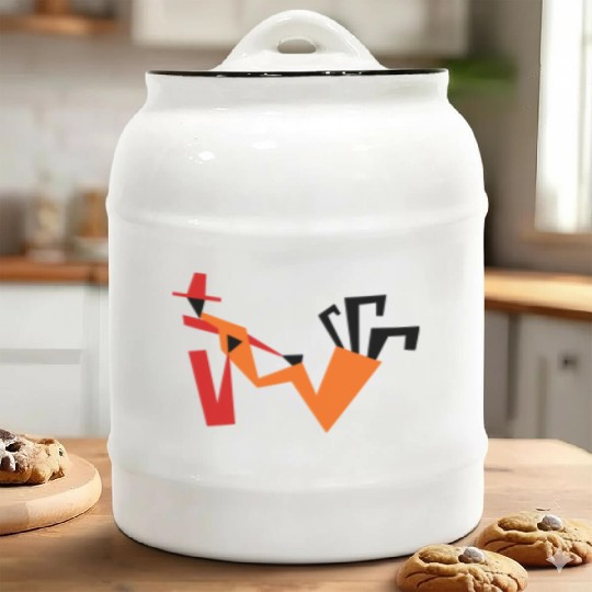 Trumpet Player Ceramic Cookie Jars