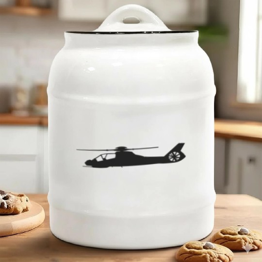helicopter Boeing Sikorsky RAH 66 Comanche Ceramic Cookie Jars