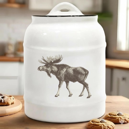 moose Ceramic Cookie Jars