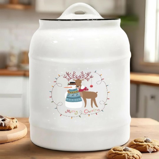 Snowman Ceramic Cookie Jars