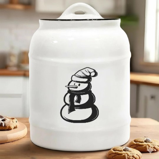 Snowman Ceramic Cookie Jars