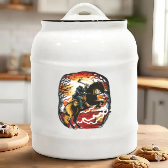 Headless Horseman Ceramic Cookie Jars