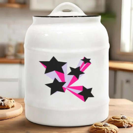 Stars 3d Ceramic Cookie Jars