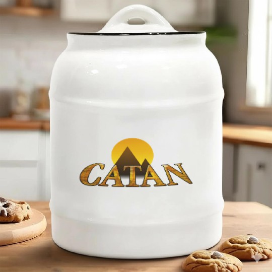Modern Settlers of Catan Ceramic Cookie Jars