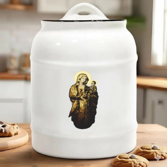 Our Virgin Mother (and Son) Ceramic Cookie Jars